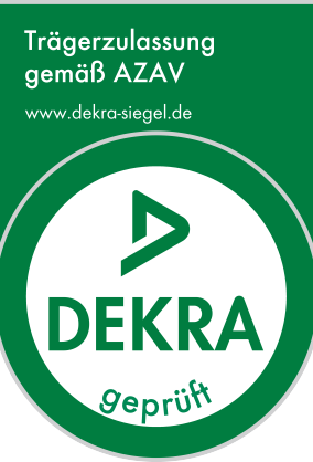 DEKRA geprüft – Trägerzulassung gemäß AZAV